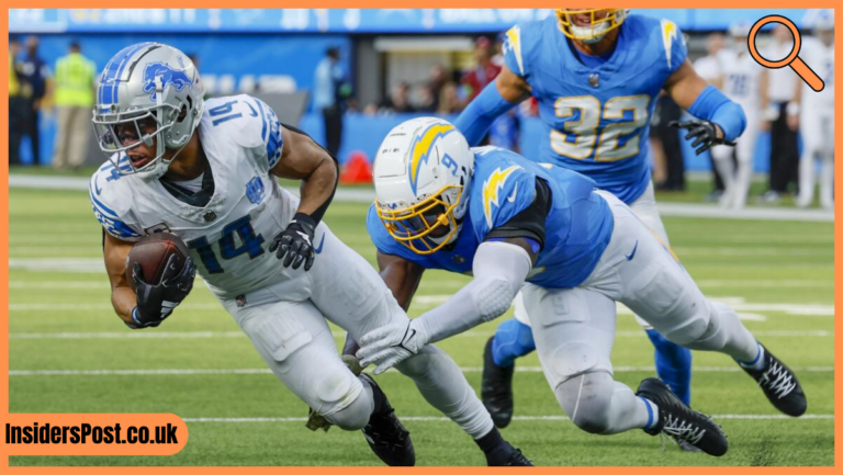 los angeles chargers vs detroit lions match player stats
