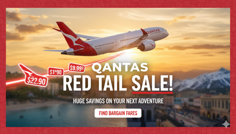 Qantas Red Tail Sale
