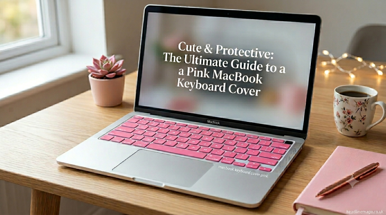 MacBook Keyboard Cover Pink